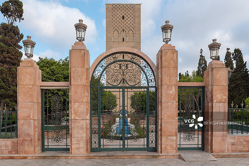 哈桑塔，拉巴特，摩洛哥图片素材