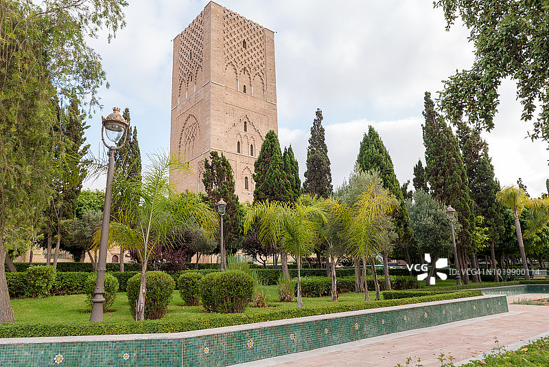 哈桑塔，拉巴特，摩洛哥图片素材