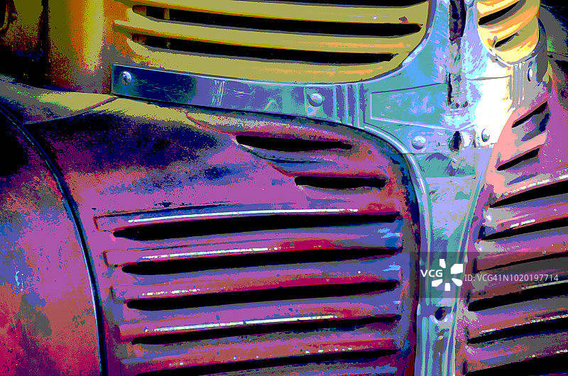 老式乡村卡车图片素材