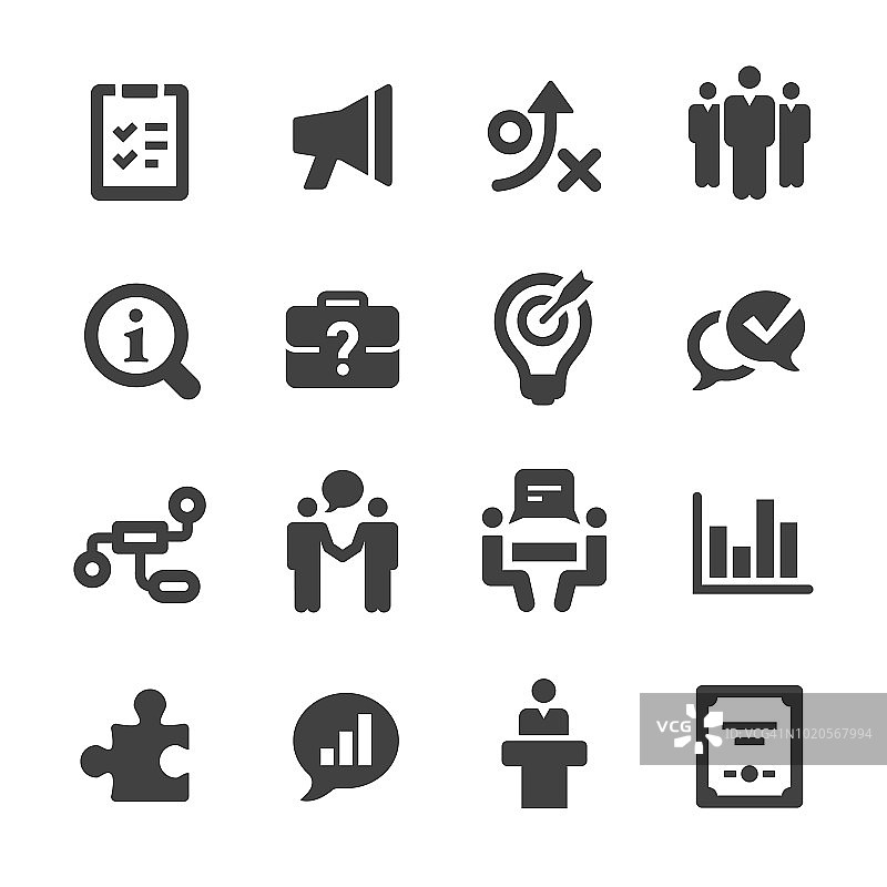 企业咨询图标集 - Acme系列图片素材