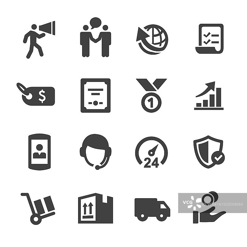 商业和销售图标集 - Acme系列图片素材