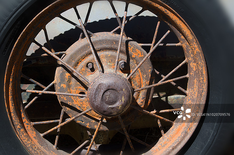 66号公路上的乡村卡车图片素材