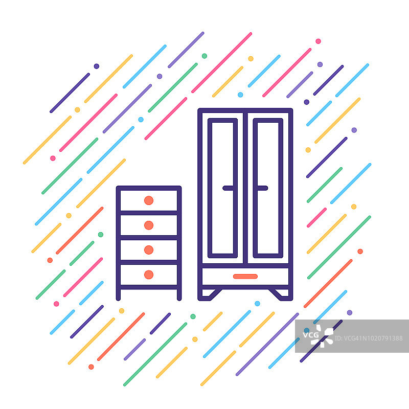 家具线条图标图片素材