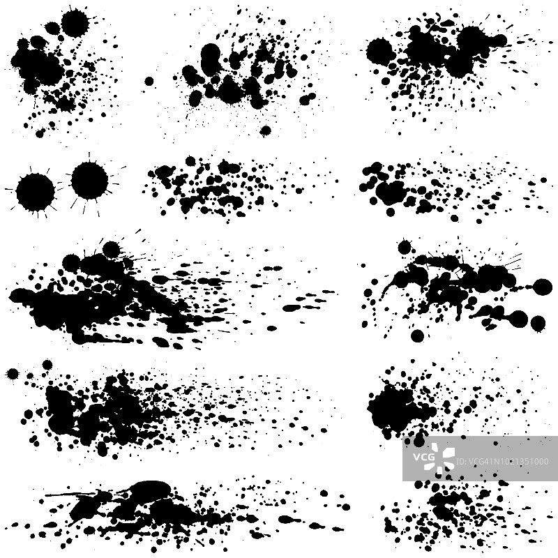 墨水飞溅图片素材