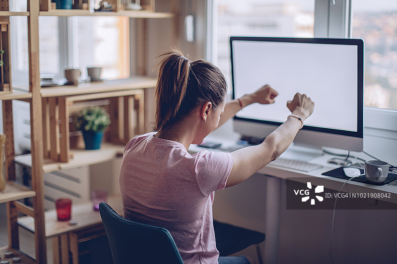 在家工作图片素材