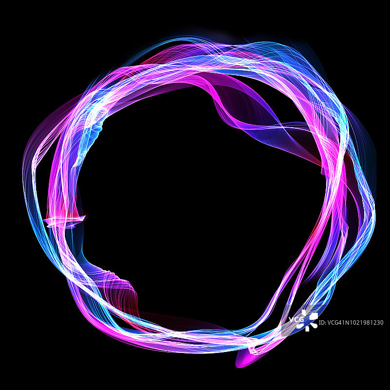 粉橙紫圆的奇妙形态抽象背景图片素材