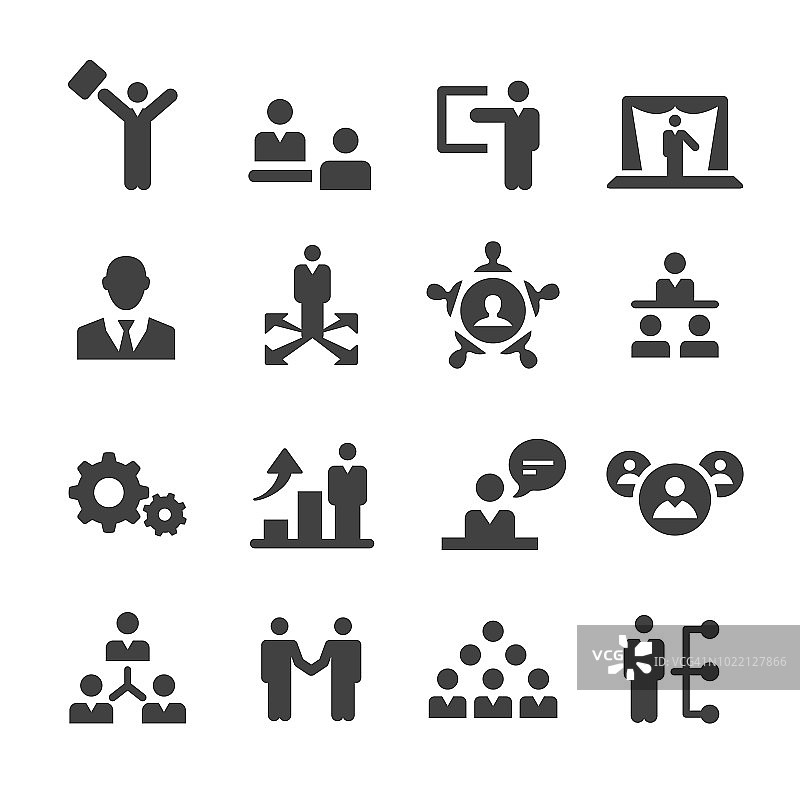 管理和领导力图标合集 - Acme系列图片素材