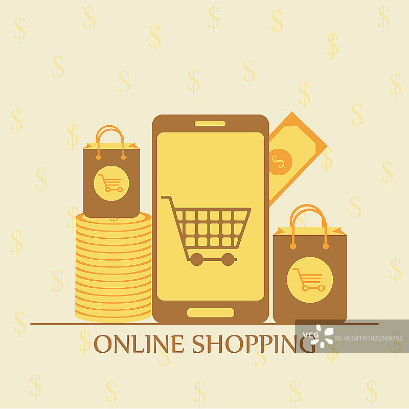 在线商店插图图片素材