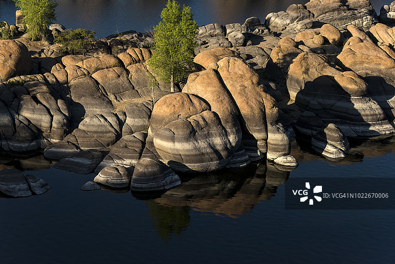 沃森湖岩层图片素材