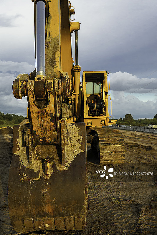道路建设（SR 82改善项目）；佛罗里达州李县图片素材