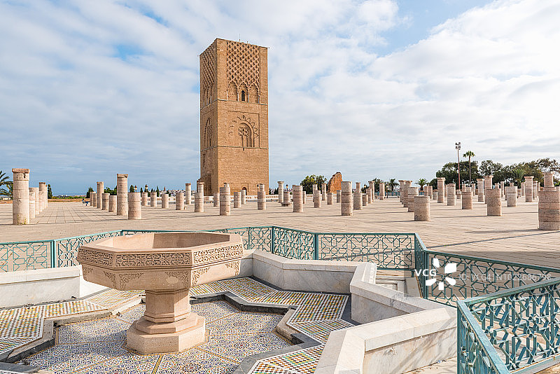 摩洛哥拉巴特哈桑塔图片素材