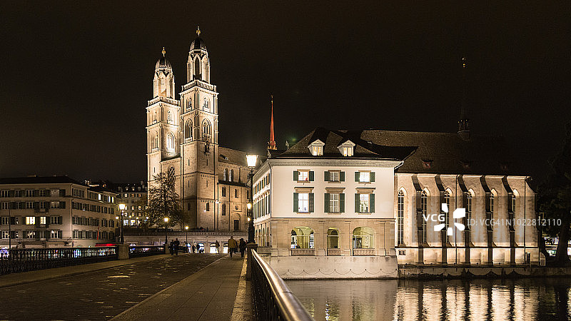 苏黎世大教堂：瑞士的主要教堂之一图片素材