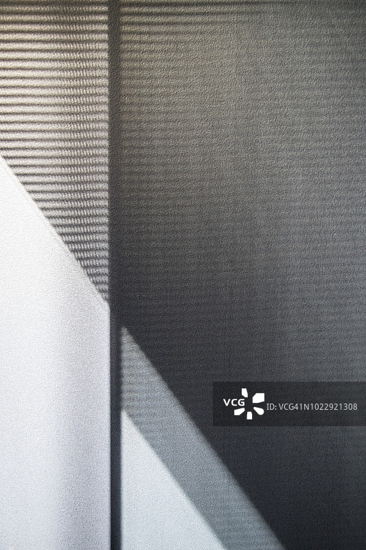 阳光穿过遮阳窗户的未来主义设计图片素材