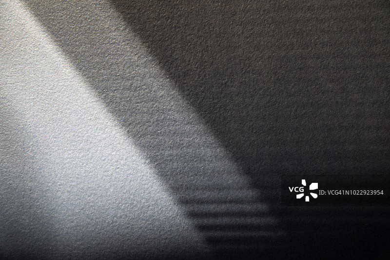 阳光穿过遮阳窗户的未来主义设计图片素材