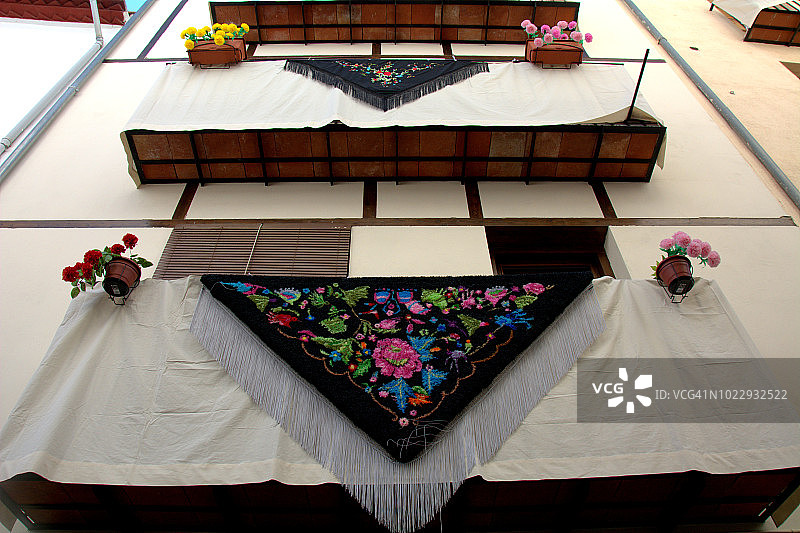 莫雷利亚的塞克塞尼传统节日图片素材