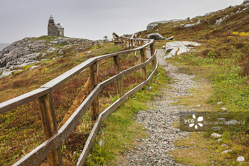 纽芬兰Rose Blanche灯塔图片素材