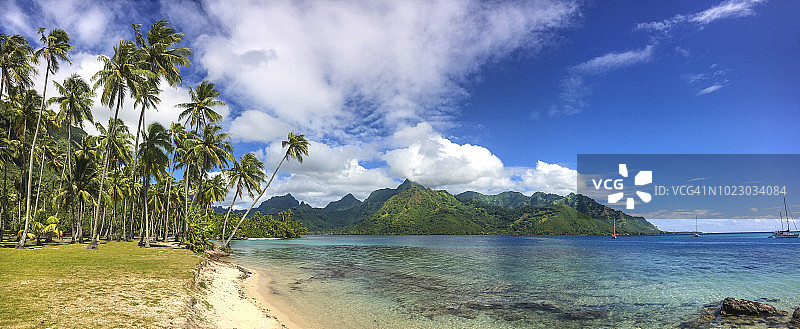 塔希亚马努海滩公园图片素材