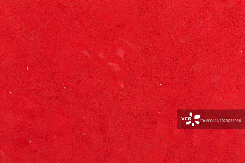 涂在白纸上的红色油漆图片素材