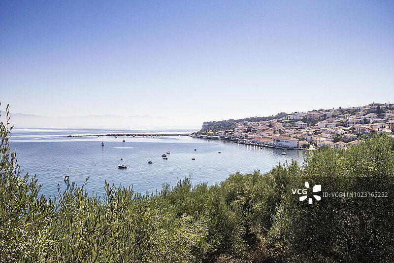 希腊伯罗奔尼撒：墨西尼亚科罗尼图片素材