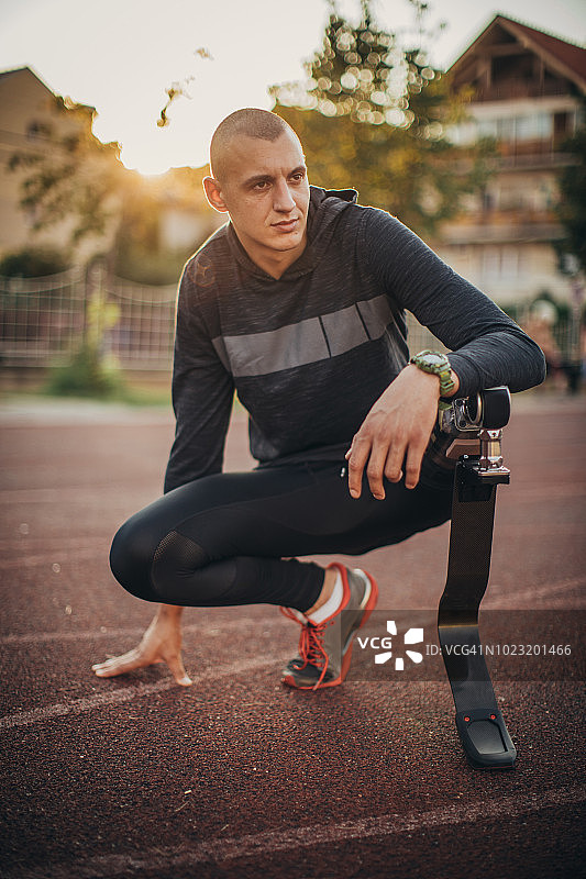 残疾运动员图片素材