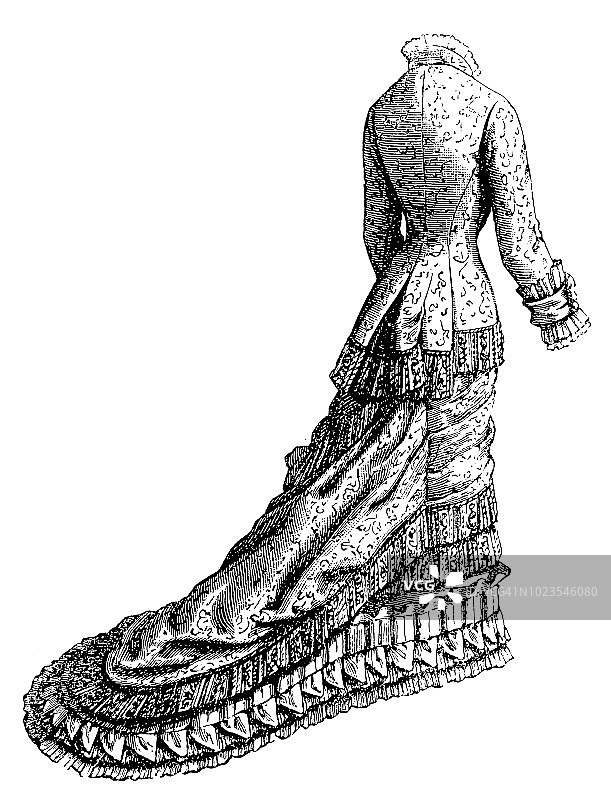 维多利亚风格的时尚女装图片素材