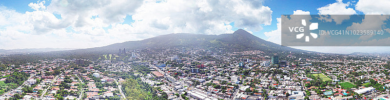 萨尔瓦多圣萨尔瓦多全景图片素材