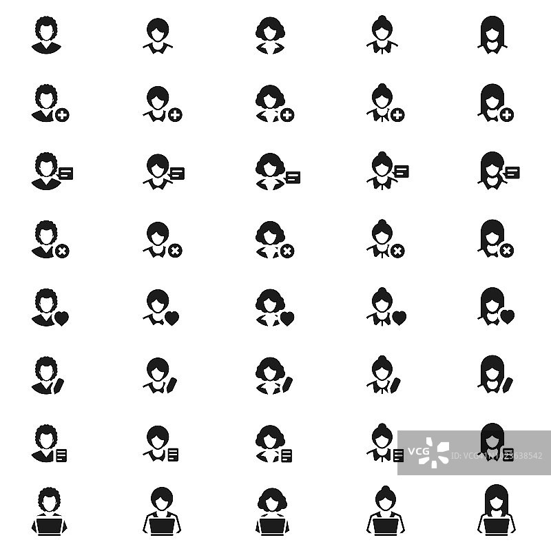 用户图标集图片素材