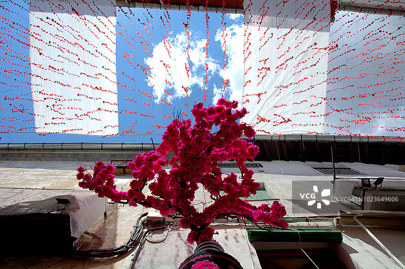 莫雷利亚的街道装饰图片素材