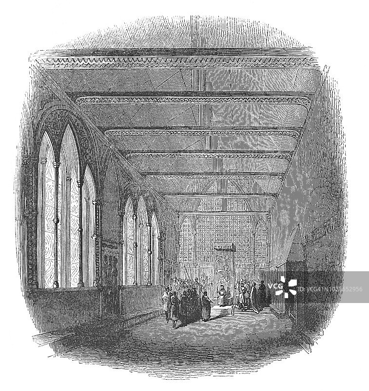 北安普顿城堡的约翰国王-威廉·莎士比亚作品图片素材