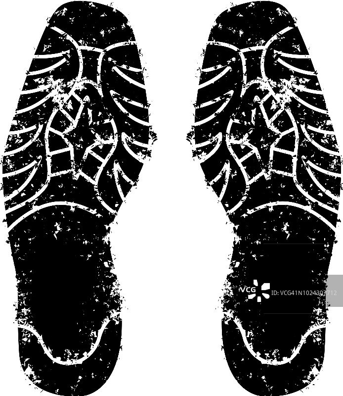 的足迹图片素材