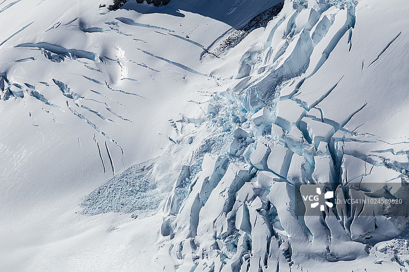 福克斯冰川冰原图片素材