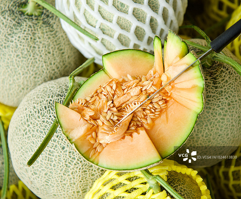 橙色和甜瓜图片素材