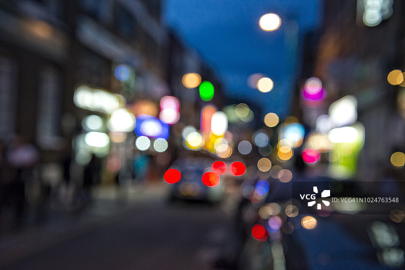抽象城市灯光图片素材