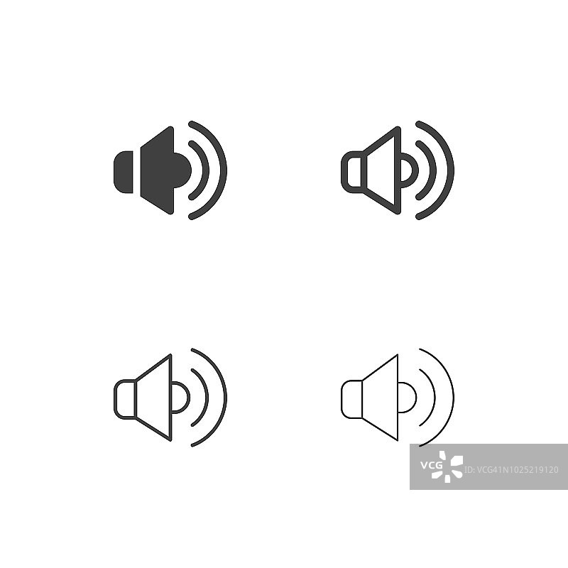 扬声器图标-多系列图片素材