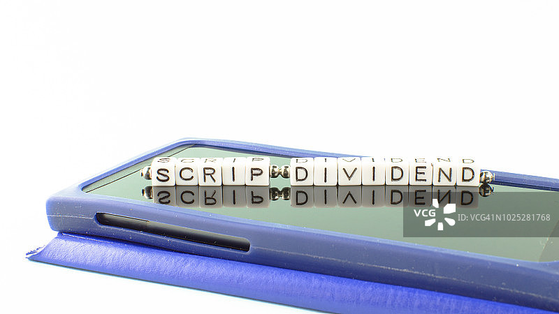 以股代息是向现有股东分配股份以代替现金股息的股票股息图片素材