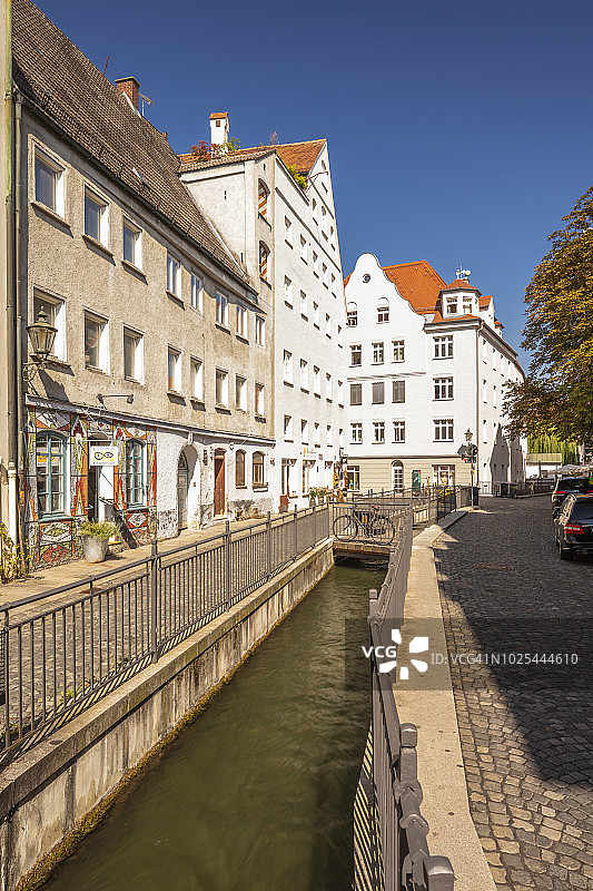 奥格斯堡城市：前莱赫河图片素材