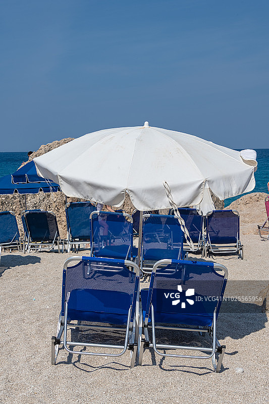 莱夫卡达的卡拉米西海滩图片素材