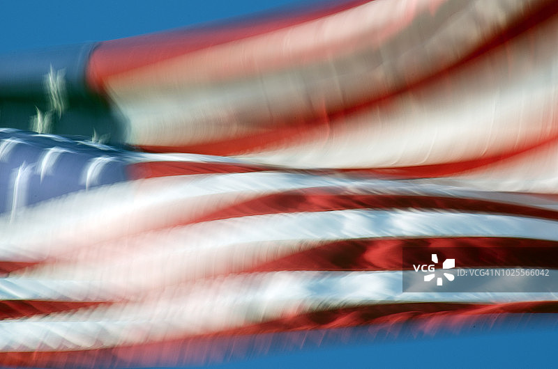 挥舞的美国国旗图片素材