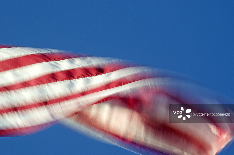 挥舞的美国国旗图片素材