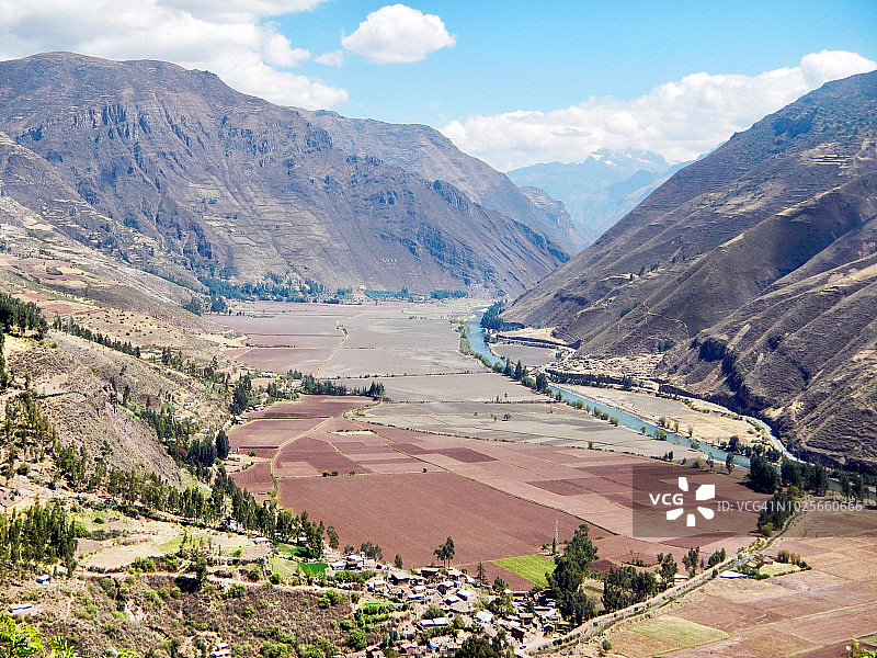 秘鲁圣谷俯瞰图片素材