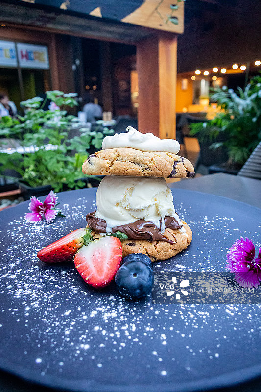 冰淇淋三明治图片素材