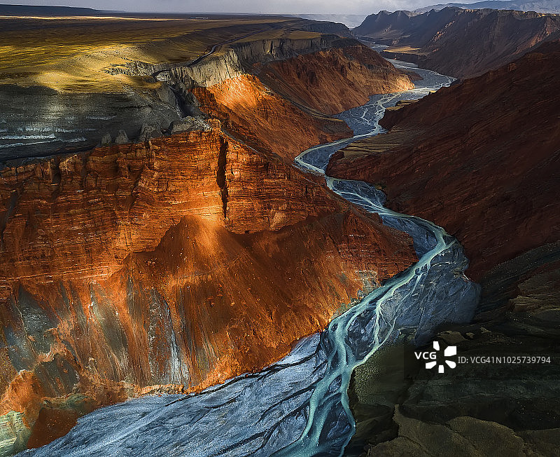红山大峡谷图片素材