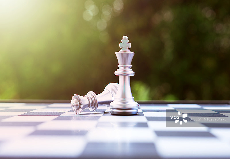 国际象棋国王和王后图片素材