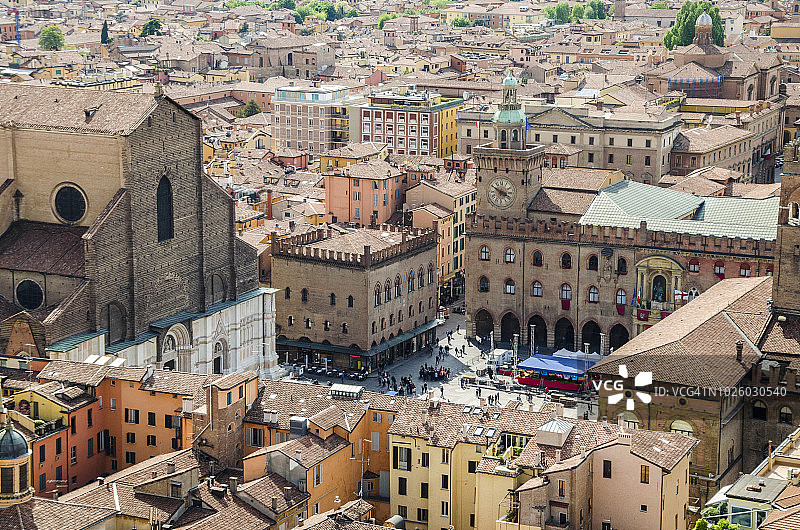 马乔列广场 - 博洛尼亚图片素材