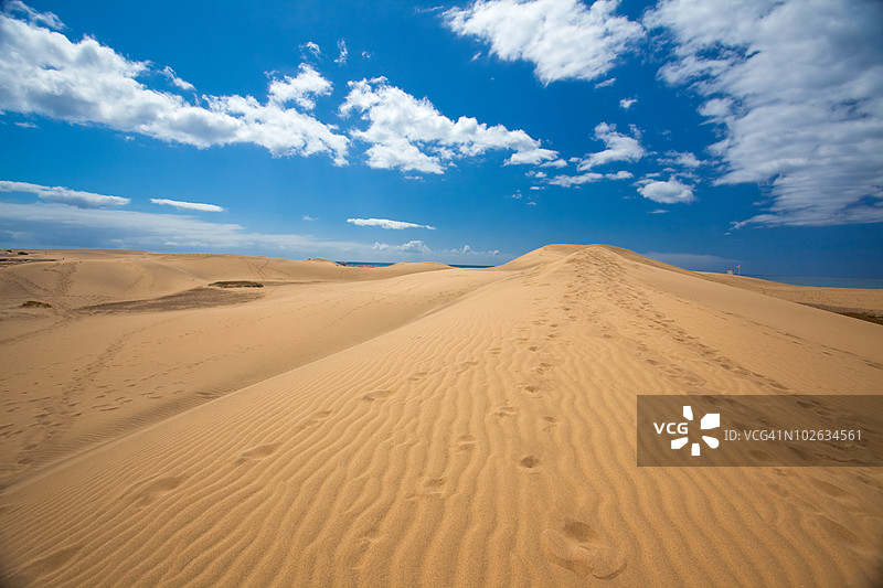 大加那利岛马斯帕洛马斯的沙丘图片素材