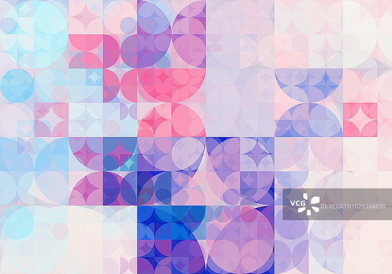 几何三角形和圆形宽抽象背景图片素材