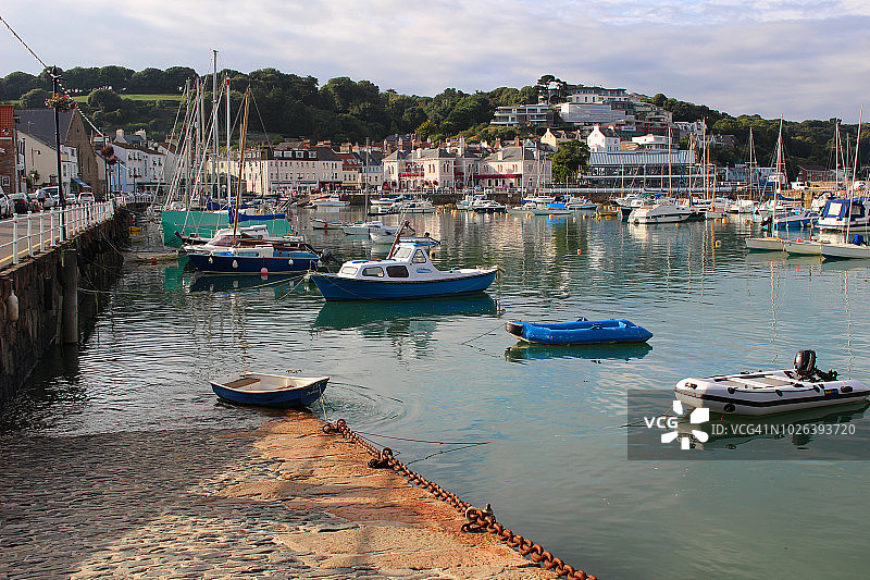 海峡群岛泽西岛圣欧班图片素材