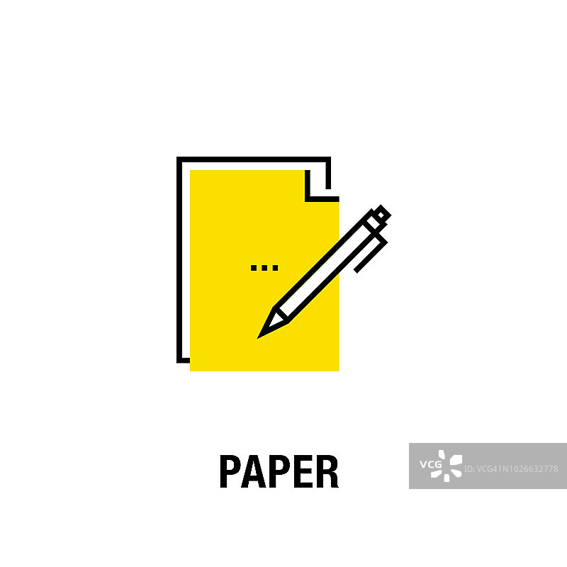 纸张图标图片素材