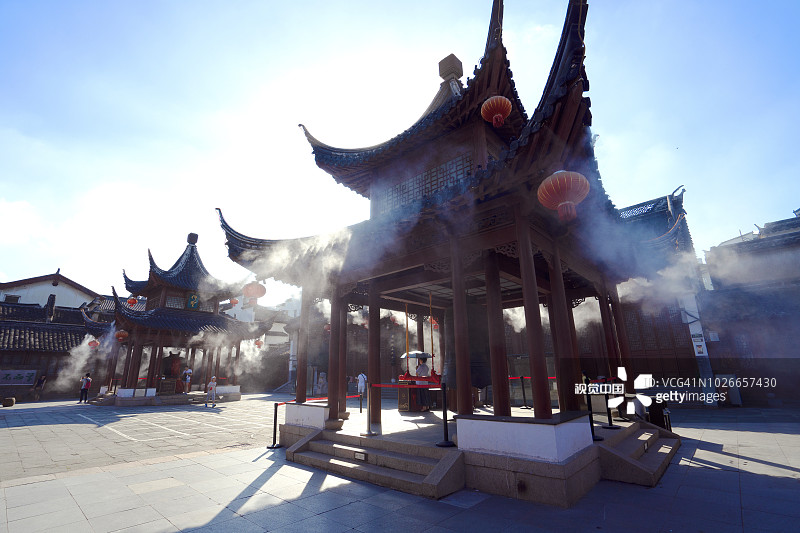 中国南京夫子庙结构图片素材