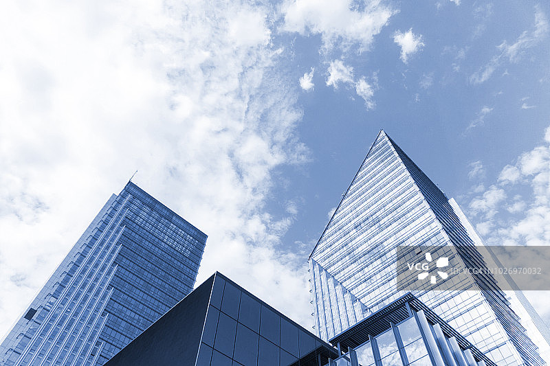 摩天大楼的抽象视图图片素材